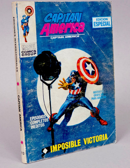 CÓMIC CAPITÁN AMÉRICA 13 TACO VOL1 IMPOSIBLE VICTORIA VOL.1 VERTICE MARVEL NORMAL ESTADO