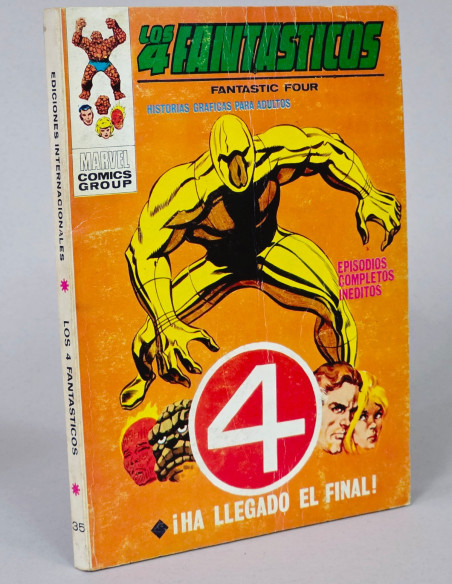 CÓMIC LOS 4 FANTASTICOS 35 HA LLEGADO AL FINAL VOL1 VOL.1 VOLUMEN TACO VÉRTICE MARVEL BUEN ESTADO