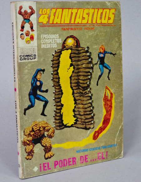 CÓMIC LOS 4 FANTASTICOS 33 EL PODER DE EL VOL1 VOL.1 VOLUMEN TACO VÉRTICE MARVEL BUEN ESTADO