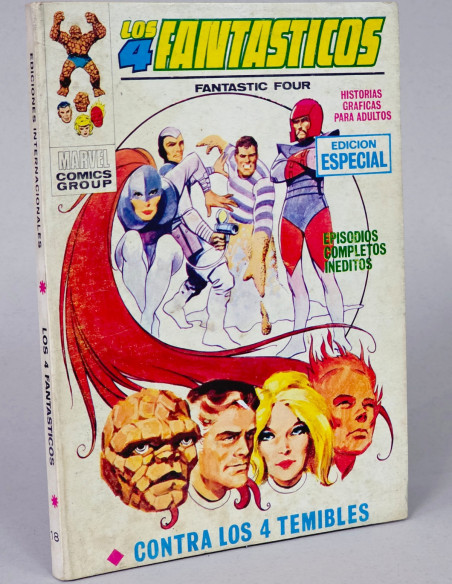 CÓMIC LOS 4 FANTASTICOS 18 CONTRA LOS TERRIBLES VOL1 VOL.1 VOLUMEN TACO VÉRTICE MARVEL BUEN ESTADO