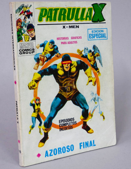 CÓMIC PATRULLA X 18 AZOROSO FINAL VOL1 VOL.1 VOLUMEN TACO VÉRTICE MARVEL BUEN ESTADO