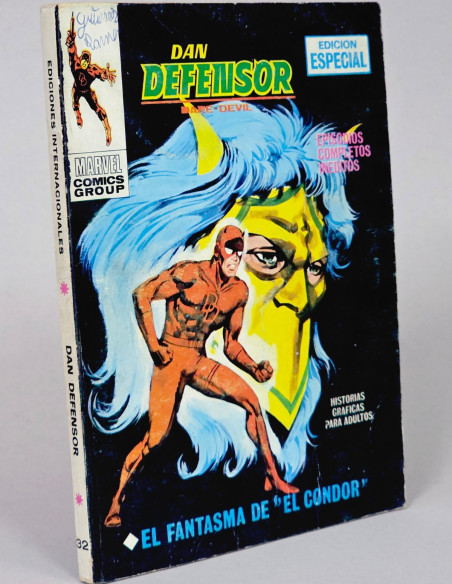 CÓMIC DAN DEFENSOR 32 FANTASMA DE CÓNDOR VOL1 VOL.1 VOLUMEN TACO VÉRTICE MARVEL BUEN ESTADO