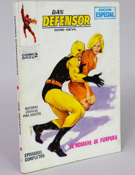 CÓMIC DAN DEFENSOR 2 EL HOMBRE PÚRPURA VOL1 VOL.1 TACO VÉRTICE MARVEL MUY BUEN ESTADO BOLI PORTADA