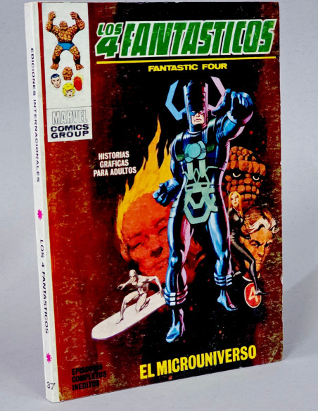 CÓMIC LOS 4 FANTASTICOS 37 EL MICROUNIVERSO VOL1 VOL.1 VOLUMEN TACO VÉRTICE MARVEL CASI EXCELENTE