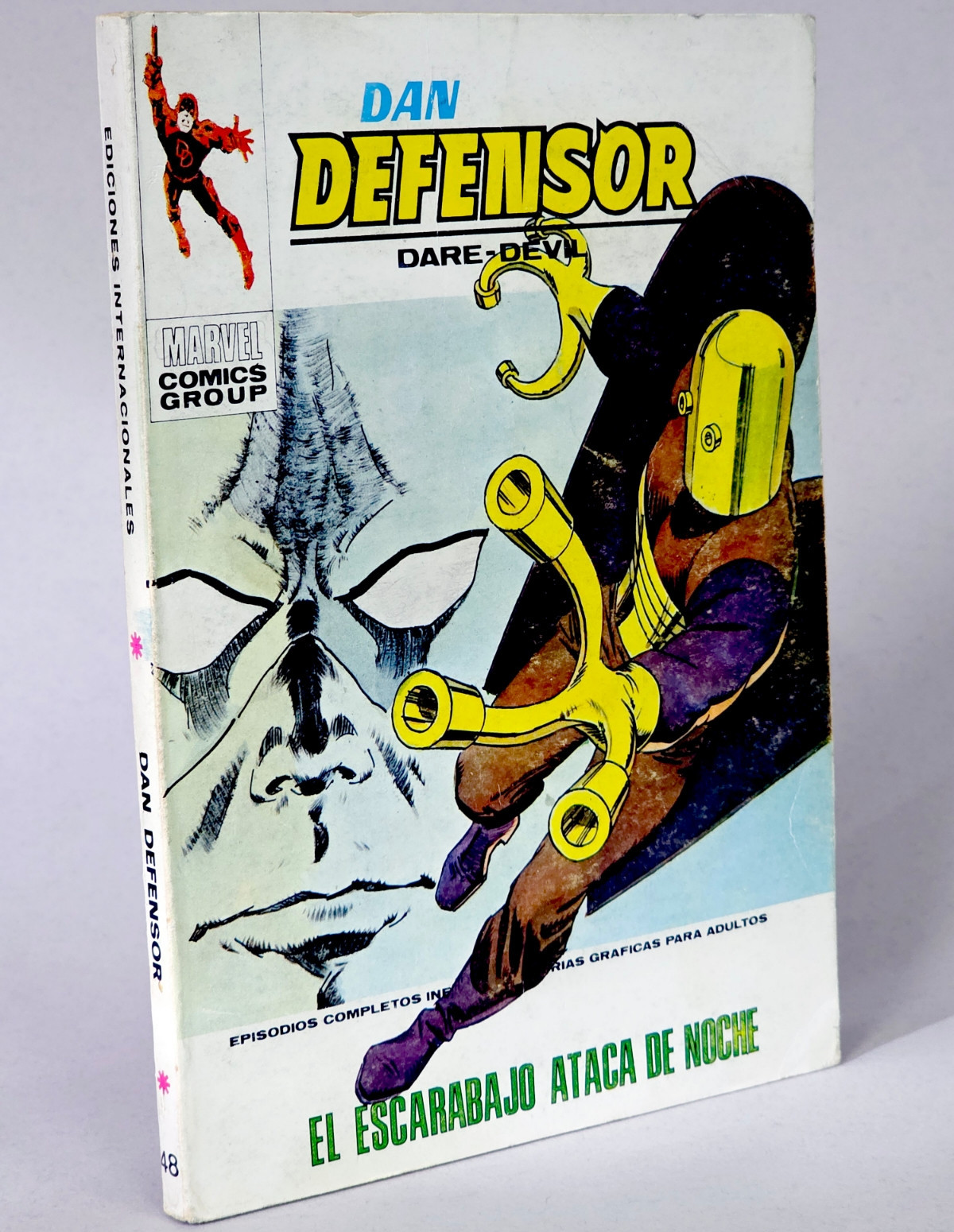 Cómic Dan Defensor 48 Vértice Marvel Escarabajo