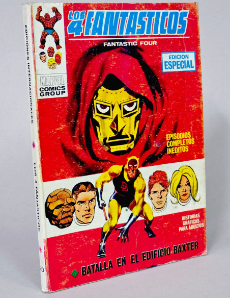 CÓMIC LOS 4 FANTASTICOS 20 BATALLA EDIFICIO BAXTER VOL1 VOL.1 TACO VÉRTICE MARVEL BUEN ESTADO
