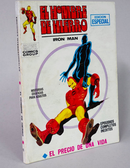 CÓMIC EL HOMBRE DE HIERRO 8 PRECIO DE UNA VIDA VOL1 VOL.1 VOLUMEN TACO VÉRTICE MARVEL BUEN ESTADO