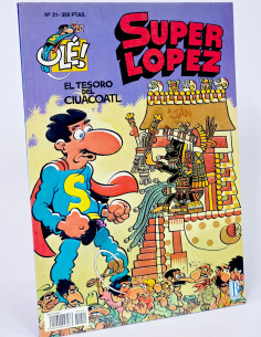 CÓMIC SUPER LOPEZ 21 EL TESORO DEL CIUACOATL OLÉ JAN...