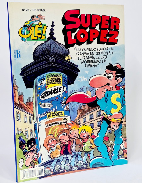 CÓMIC EXCELENTE SUPERLOPEZ 20 UN CAMELLO OLÉ JAN RELIEVE PRIMERA 1993 EDICIONES B