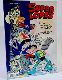 CÓMIC EXCELENTE SUPERLOPEZ 14 EL ASOMBRO DEL ROBOT OLÉ...