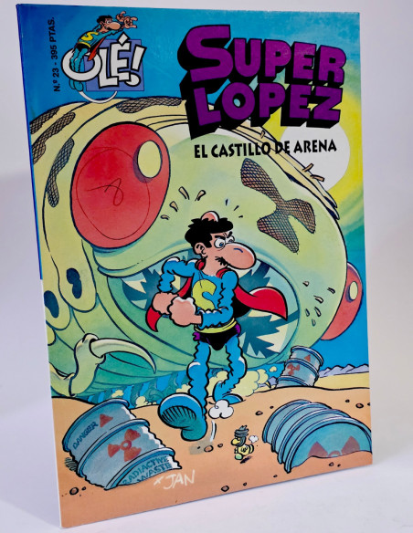 CÓMIC EXCELENTE SUPER LOPEZ 23 EL CASTILLO DE ARENA OLÉ JAN RELIEVE SEGUNDA 1995 EDICIONES B