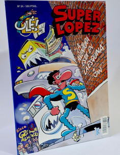 CÓMIC SUPER LOPEZ 24 AVENTURA OLÉ JAN RELIEVE PRIMERA...