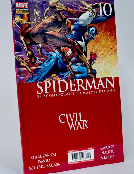 CÓMIC EXCELENTE SPIDERMAN 10 CIVIL WAR VOL2 SPIDER-MAN VOL.2 VOLUMEN PANINI MARVEL
