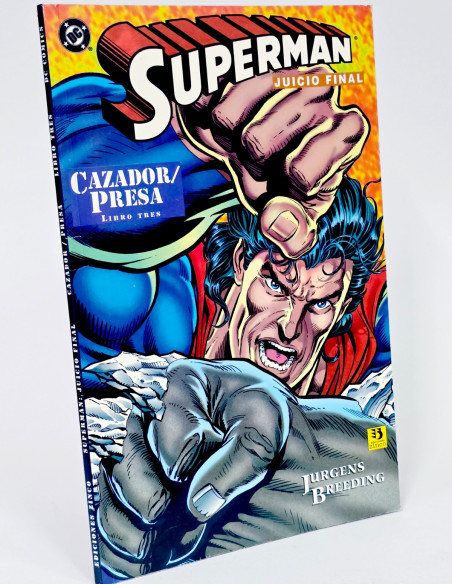 CÓMIC SUPERMAN JUICIO FINAL LIBRO TRES 3 EDICIONES CINCO DC CÓMICS CASI EXCELENTE ESTADO