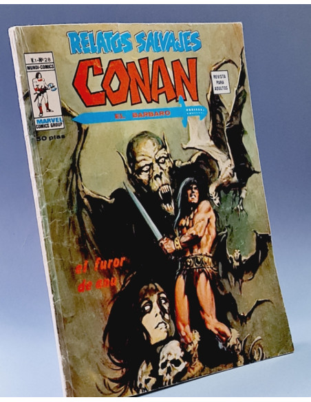 BUEN ESTADO RELATOS SALVAJES CONAN 28 EL FUROR DE ANU VOL1 GRAPA VOL.1 VERTICE