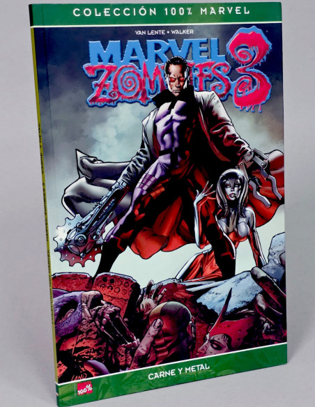 CÓMIC DE KIOSCO MARVEL ZOMBIES CARNE Y METAL COLECCIÓN 100% PANINI