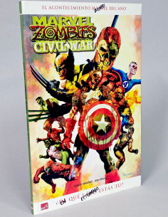 CÓMIC EXCELENTE MARVEL ZOMBIES CIVIL WAR COLECCIÓN 100%...