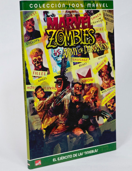 CÓMIC EXCELENTE MARVEL ZOMBIES EL EJÉRCITO DE LAS TINIEBLAS COLECCIÓN 100% PANINI