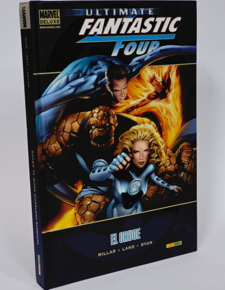 CÓMIC CASI EXCELENTE ULTIMATE FANTASTIC FOUR EL CRUCE MARVEL DELUXE PANINI