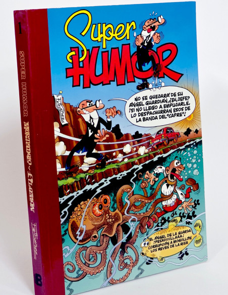 CÓMIC EXCELENTE SUPER HUMOR MORTADELO Y FILEMÓN 1 EDICIONES B PRIMERA EDICIÓN TAPA BLANDA