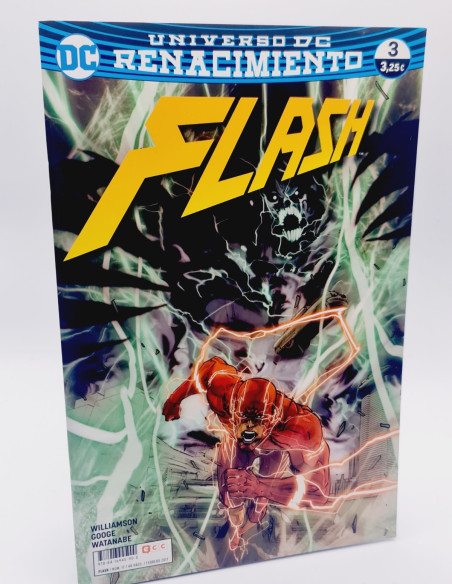 CASI EXCELENTE ESTADO FLASH RENACIMIENTO 3 UNIVERSO DC ECC GRAPA