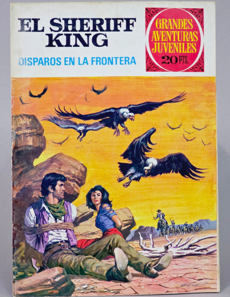 CÓMIC SHERIFF KING 2 DISPAROS EN LA FRONTERA BRUGUERA AVENTURAS JUVENILES NORMAL/BUEN ESTADO