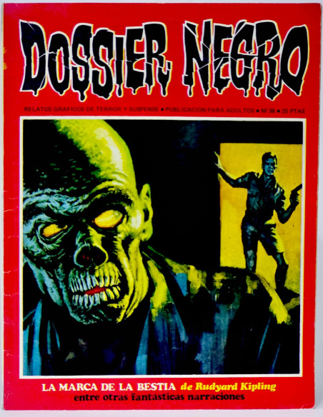 CÓMIC DOSSIER NEGRO 36 IBERO MUNDIAL MUY BUEN ESTADO