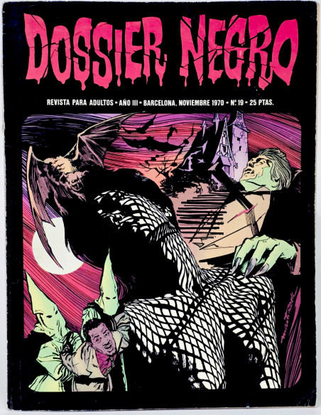 CÓMIC DOSSIER NEGRO 19 IBERO MUNDIAL MUY BUEN ESTADO 1970