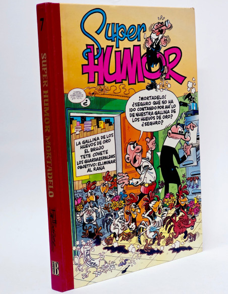 CÓMIC SUPER HUMOR MORTADELO 7 PRIMERA EDICIÓN EDICIONES B MUY BUEN ESTADO