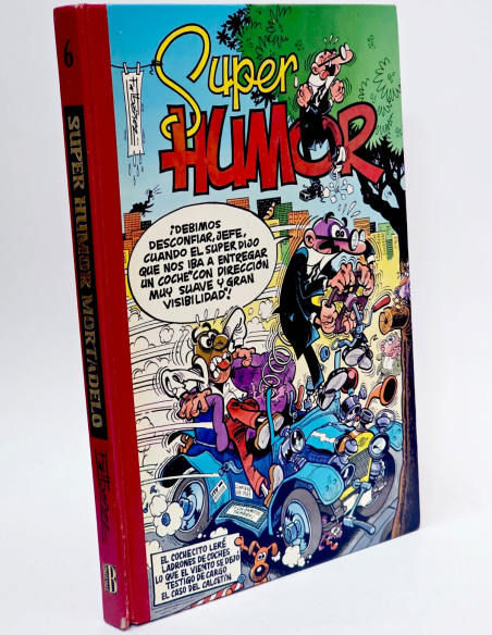 CÓMIC SUPER HUMOR MORTADELO 6 PRIMERA EDICIÓN EDICIONES B NORMAL ESTADO