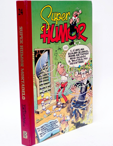 CÓMIC SUPER HUMOR MORTADELO 24 PRIMERA EDICIÓN EDICIONES B MUY BUEN ESTADO