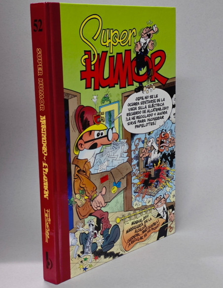 CÓMIC SUPER HUMOR MORTADELO 52 PRIMERA EDICIÓN EDICIONES B CASI EXCELENTE ESTADO