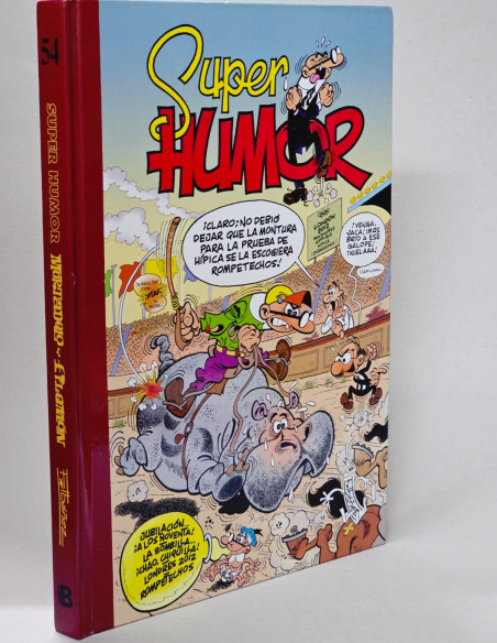 CÓMIC SUPER HUMOR MORTADELO Y FILEMÓN 54 PRIMERA EDICIÓN EDICIONES B CASI EXCELENTE ESTADO