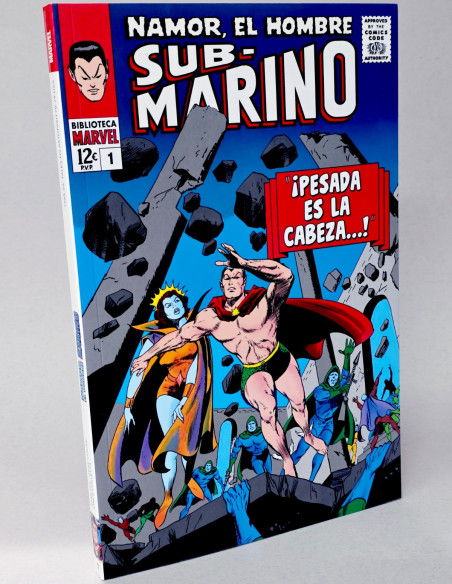 CÓMIC DE KIOSCO NAMOR SUB-MARINO 1 PESADA ES LA CABEZA BIBLIOTECA MARVEL PANINI CÓMICS
