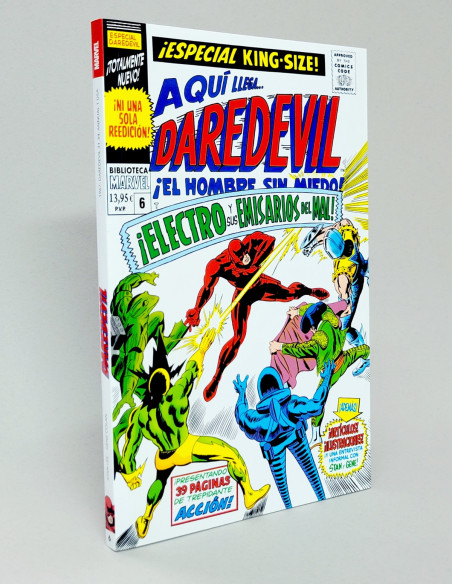 CÓMIC DE KIOSCO DAREDEVIL 6 ELECTRO Y SUS EMISARIOS DEL MAL BIBLIOTECA MARVEL PANINI