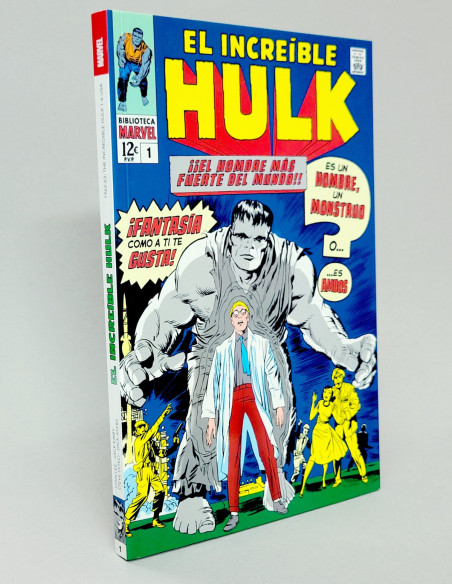CÓMIC DE KIOSCO HULK 1 EL HOMBRE MÁS FUERTE DEL MUNDO BIBLIOTECA MARVEL PANINI