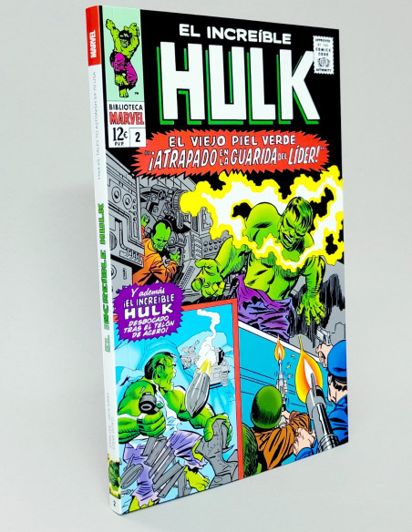 CÓMIC DE KIOSCO HULK 2 ATRAPADO EN LA GUARIDA DEL LIDER BIBLIOTECA MARVEL PANINI