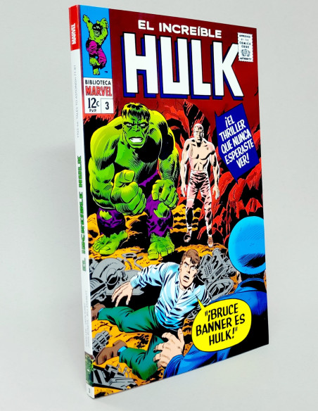 CÓMIC DE KIOSCO HULK 3 BRUCE BANNER ES HULK BIBLIOTECA MARVEL PANINI