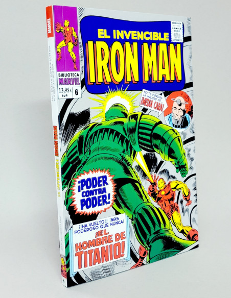 CÓMIC DE KIOSCO IRON MAN 6 PODER CONTRA PODER BIBLIOTECA MARVEL PANINI