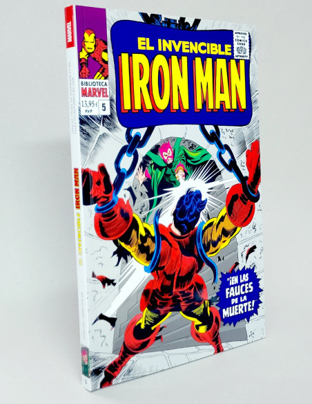 CÓMIC DE KIOSCO IRON MAN 5 EN LAS FAUCES DE LA MUERTE BIBLIOTECA MARVEL PANINI