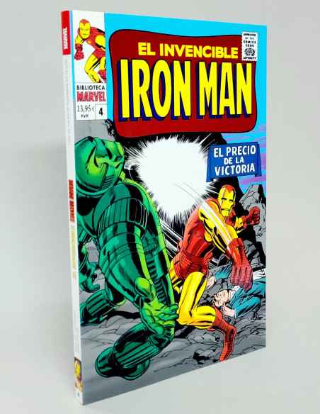 CÓMIC DE KIOSCO IRON MAN 4 EL PRECIO DE LA VICTORIA BIBLIOTECA MARVEL PANINI