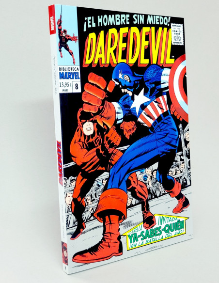 CÓMIC DE KIOSCO DAREDEVIL 8 YA SABES QUIEN EN LA BATALLA DEL AÑO BIBLIOTECA MARVEL PANINI