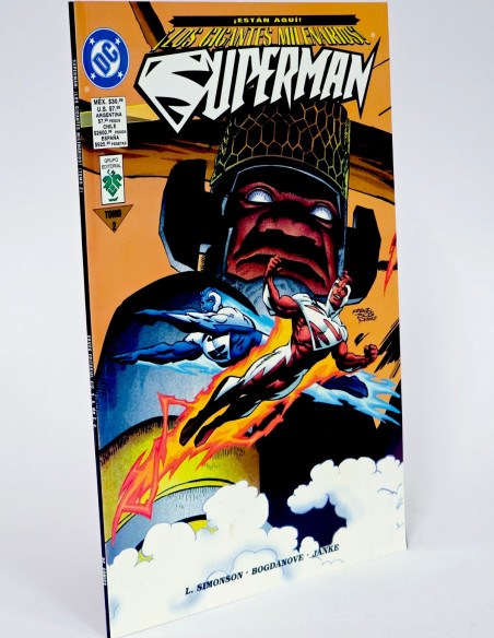 CÓMIC DE KIOSCO SUPERMAN LOS GIGANTES MILENARIOS TOMO 2 EDITORIAL VID DC