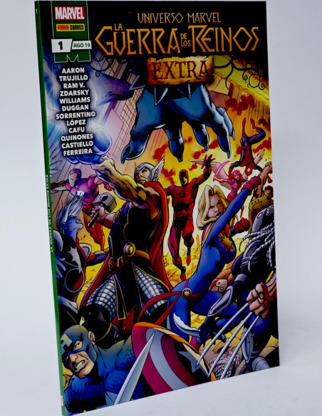 CÓMIC DE KIOSCO LA GUERRA DE LOS REINOS 1 EXTRA UNIVERSO MARVEL PANINI