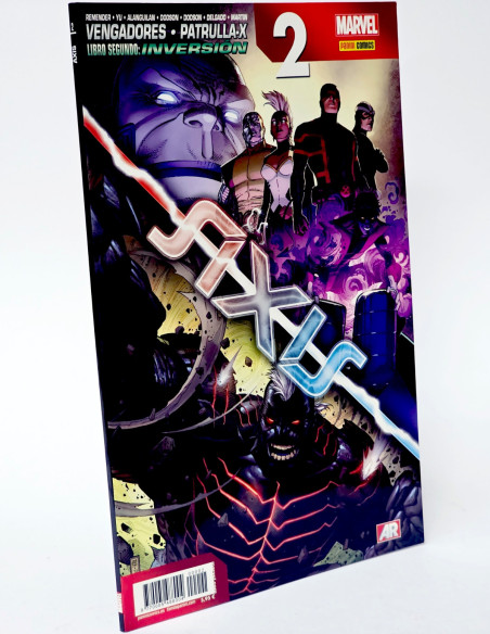 CÓMIC DE KIOSCO VENGADORES PATRULLA X 2 AXIS SEGUNDO INVERSIÓN PANINI MARVEL