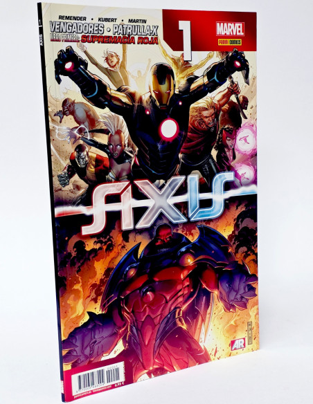 CÓMIC DE KIOSCO VENGADORES PATRULLA X 1 AXIS PRIMERO SUPREMACÍA ROJA PANINI MARVEL