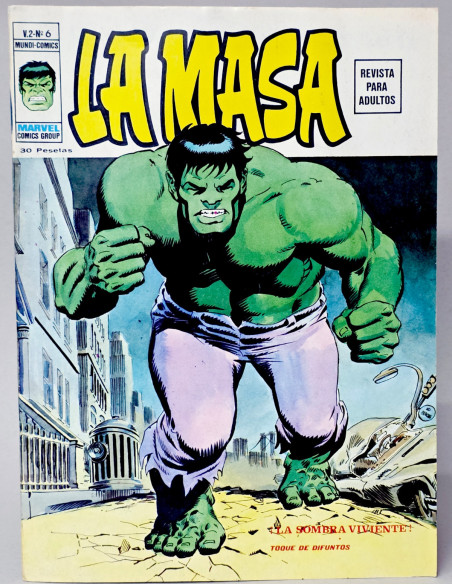 CÓMIC EXCELENTE LA MASA 6 LA SOMBRA VIVIENTE VOL2 VOL.2 VERTICE MARVEL VOLUMEN