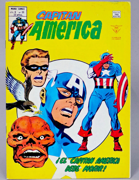 CÓMIC CAPITÁN AMÉRICA 39 VOL3 VOL.3 VERTICE MARVEL VOLUMEN MUY BUEN ESTADO