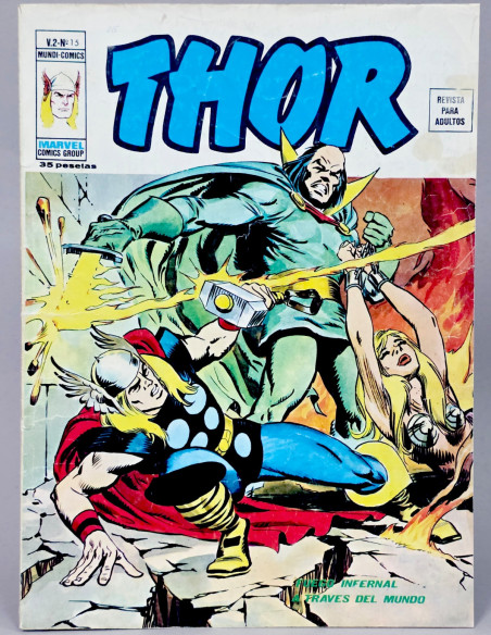 CÓMIC THOR 15 VOL2 VOL.2 VERTICE MARVEL VOLUMEN BUEN ESTADO