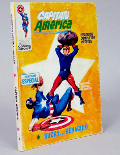 CÓMIC CAPITÁN AMÉRICA 14 BUGGY RENACIDO MARVEL VERTICE...